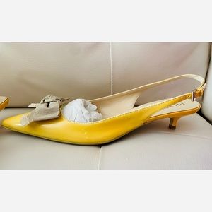 Prada open back pump